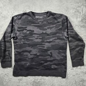 Municipal Sweatshirt Mens XL Gray Camo Pullover Sport Utility Gear Crewneck